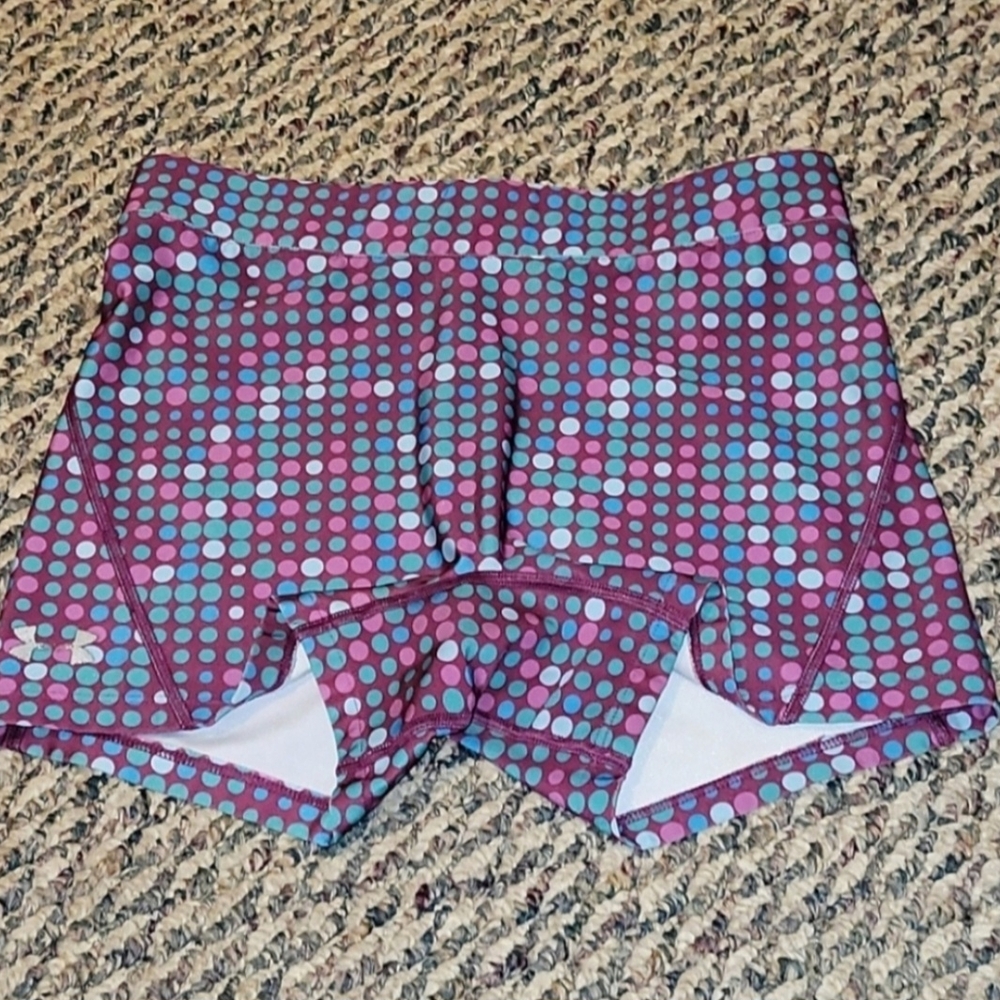 Under Armour Purple and Blue Athletic Shorts